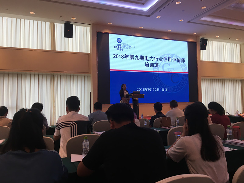 黃盛參加《2018年第九期電力行業(yè)信用評價師培訓(xùn)班》的心得體會